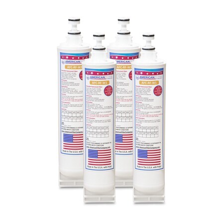 American Filter Co Bosch 491849 Comparable Refrigerator Water Filters (made by Model number AFC-RF-W1), 4PK Bosch-00491849-AFC-RF-W1-4-93415